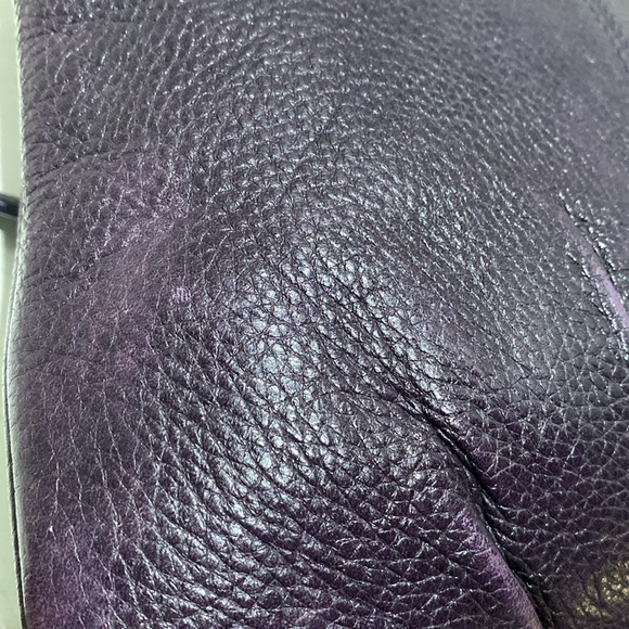 COACH (#43112) “Brooke” Purple Leather Crossbody Bag - Picture 9 of 14